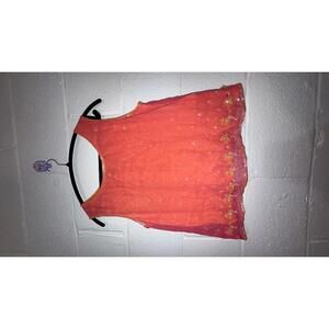 The J Peterman Company 100% Silk Beaded tank